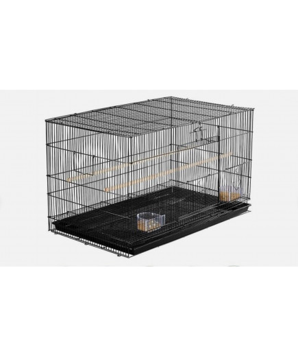 Small Bird Flight Cage, Budgie, Cockatiel, Finch Etc - Black Small Bird Flight Cage, Budgie, Cockatiel, Finch Etc - Black